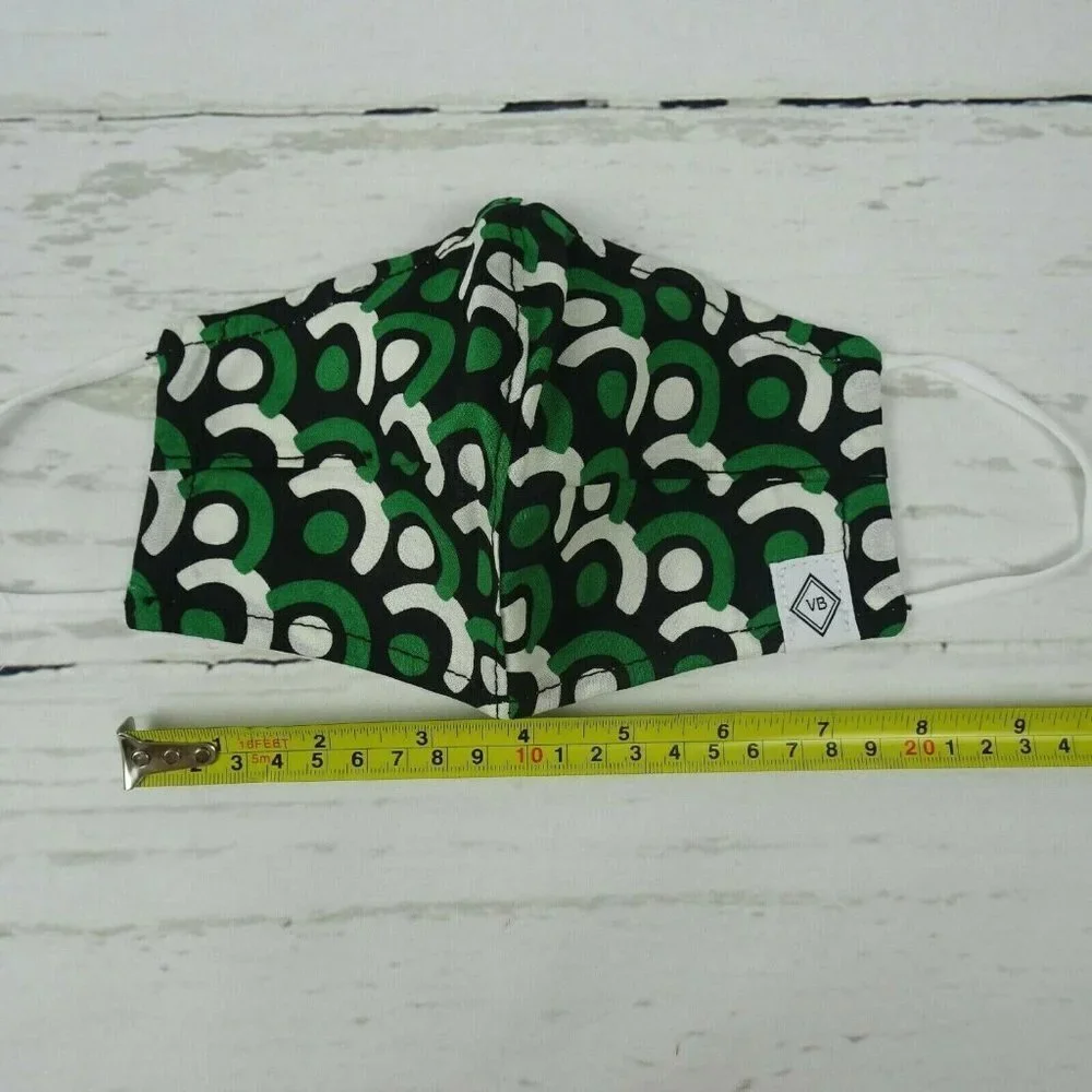 Clearance💎5/$25 New Vera Bradley Cloth Face Mask Imperial Tile Green Print